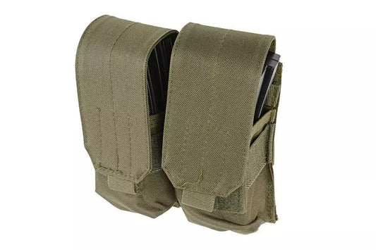 Dubbel M4/M16 magasin ficka - OD GRÖN