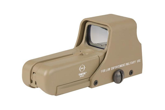 Theta Optics red dot sigtekorn TAN holografisk 22mm | Airsoftgeek