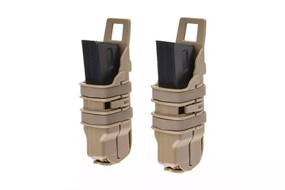 Dubbel öppen pistolmagasinficka - Tan