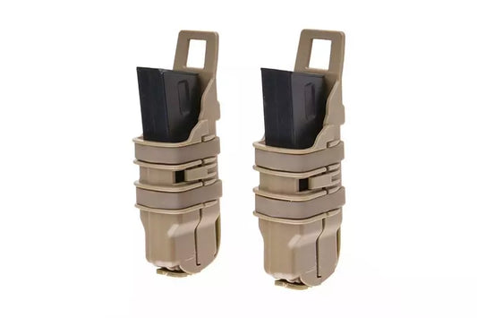 Dubbel öppen pistolmagasinficka - Tan