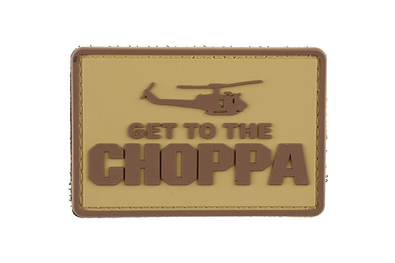 3D-MÄRKE - GET TO THE CHOPPA