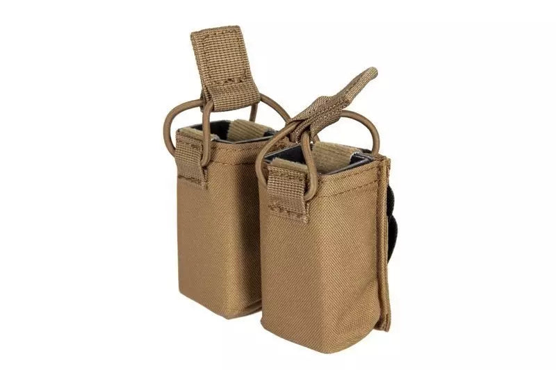 Dubbel pistolmagasinsficka - Coyote Brown