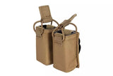 Dubbel pistolmagasinsficka - Coyote Brown