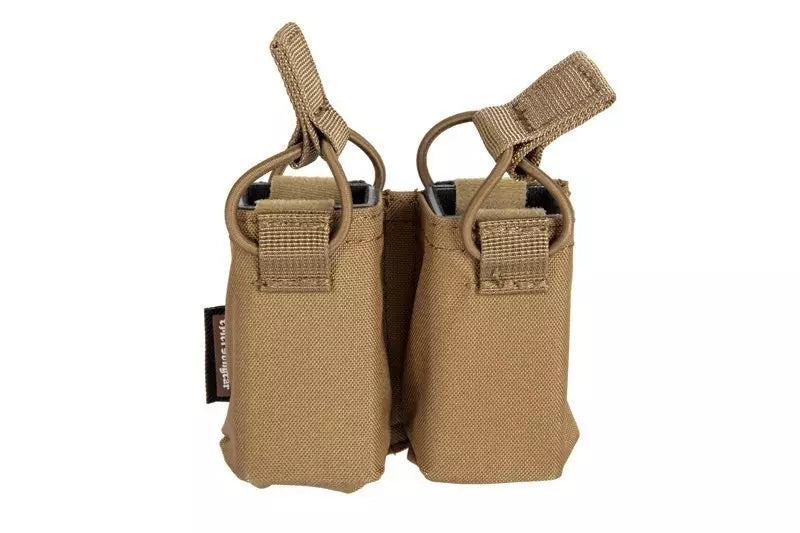 Dubbel pistolmagasinsficka - Coyote Brown