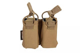 Dubbel pistolmagasinsficka - Coyote Brown
