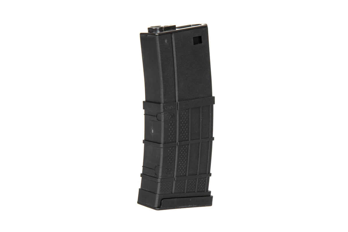 Designet til M4/M15/M16 Materiale plastik Magasin kapacitet [styk] 300 magasin Producent ACM Airsoftgeek.dk tilbyder gratis levering til hele Danmark (Minimum 400 kr) Stort udvalg af Airsoft, Hardball og Softguns til Danmarks billigste priser og omgående levering!