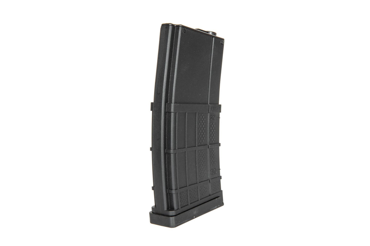 Designet til M4/M15/M16 Materiale plastik Magasin kapacitet [styk] 300 magasin Producent ACM Airsoftgeek.dk tilbyder gratis levering til hele Danmark (Minimum 400 kr) Stort udvalg af Airsoft, Hardball og Softguns til Danmarks billigste priser og omgående levering!