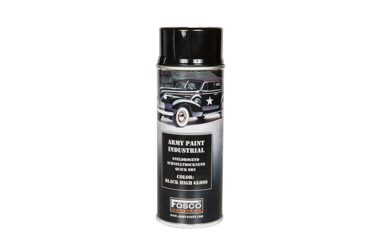 SPRAYFÄRG - SVART HÖG GLANS
