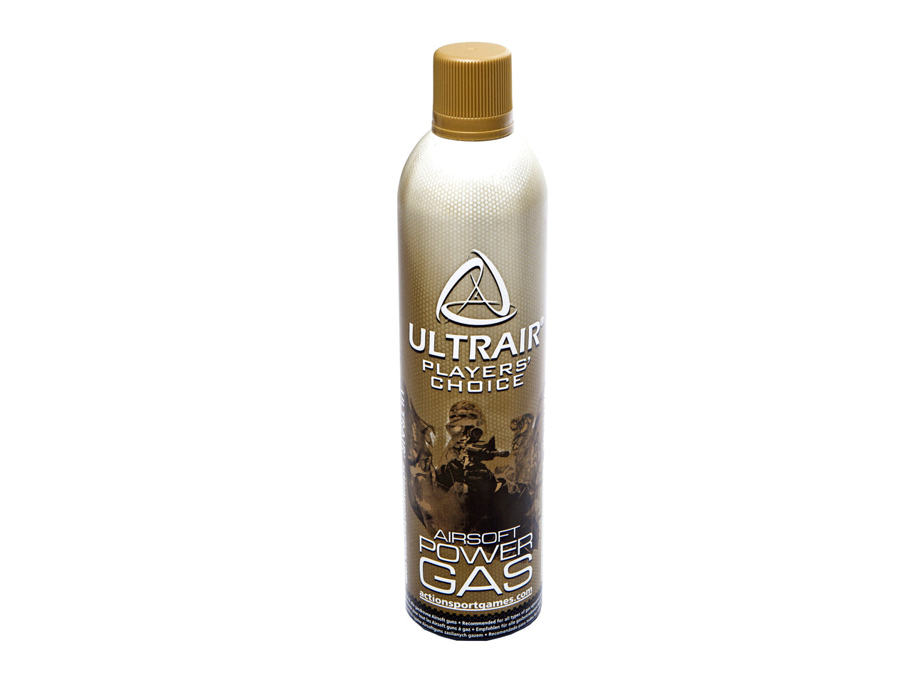 Ultrair green gas 570 ml flaske med aluminium ventil | Airsoftgeek