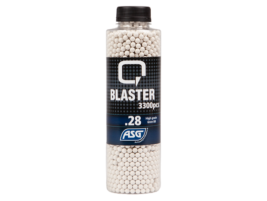 Q Blaster, 0.28g, airsoft BB, 3300 st. flaska