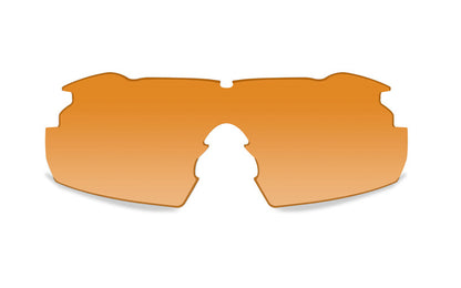 WX VAPOR COMM 2.5, Matt Svart Båge, Grå/Klar/Klar Orange Lins