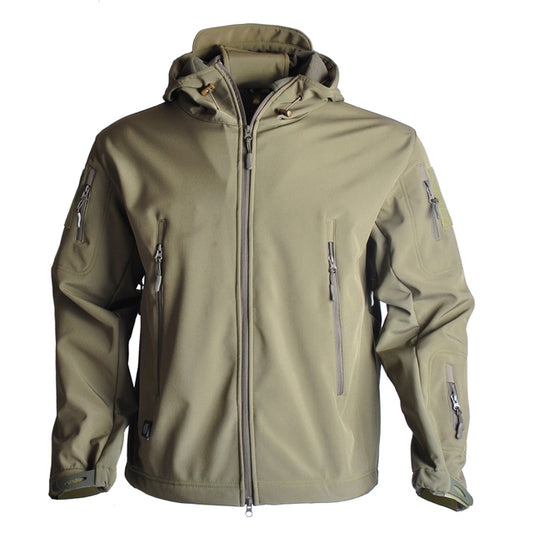 Militär Soft Shell Jacka - OD Green