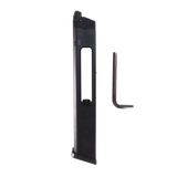 Glock Extended CO2 magasin 48 skuds matsort metal | Airsoftgeek